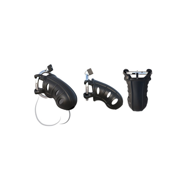 Cage de chasteté en silicone pour pénis C-Ringz 
